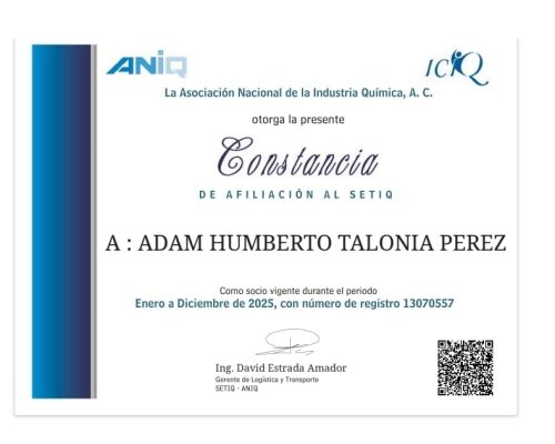 Personal capacitado y certificado TEM